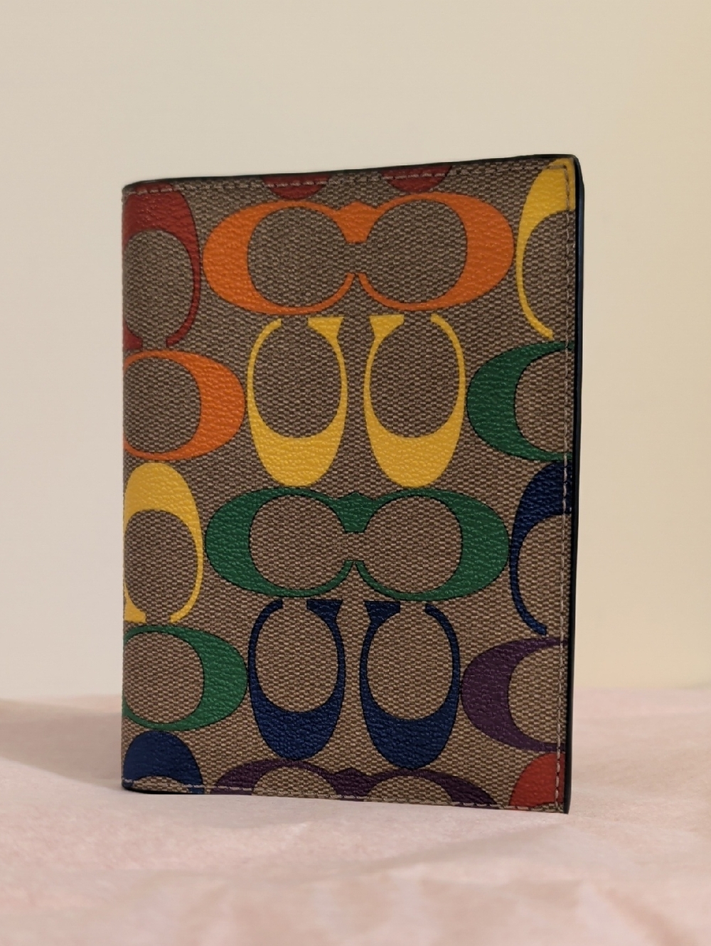 Colourful Coach Passport Wallet